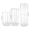 40/60/80cm 3Set Acrylic Flower Stand Centerpiece Tabletop Flower Stand Decor